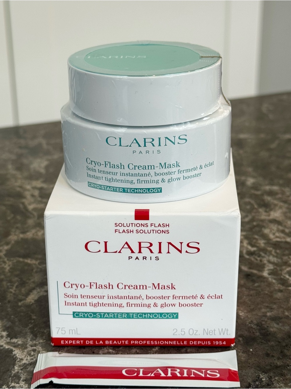 Clarins Cryo-Flash Cream Mask | NIB | Pore Refining & Firming
